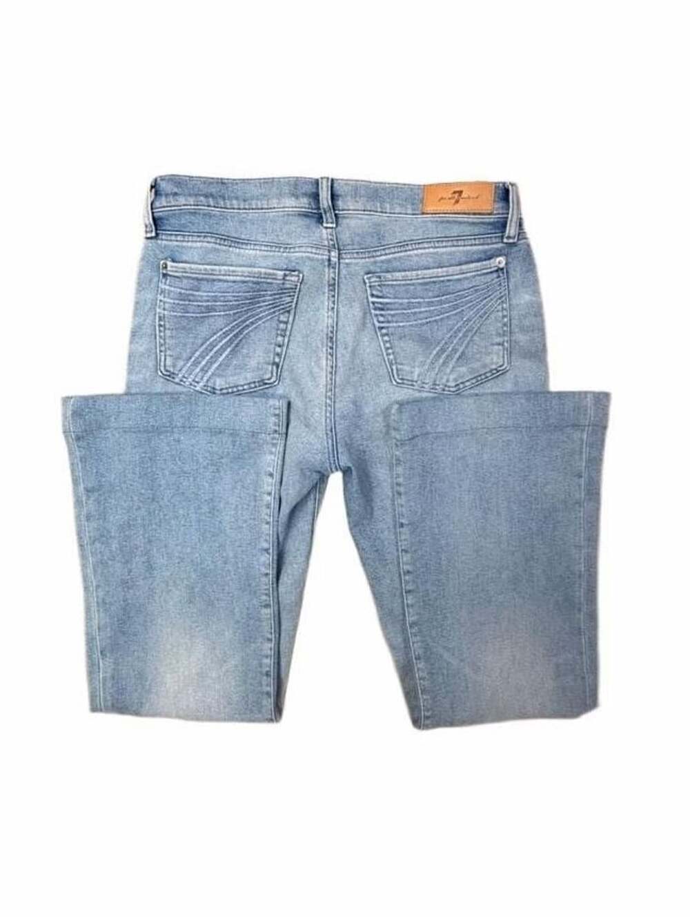 7 For All Mankind Dojo Jeans Size 29 Luxe Vintage Light Wash Denim